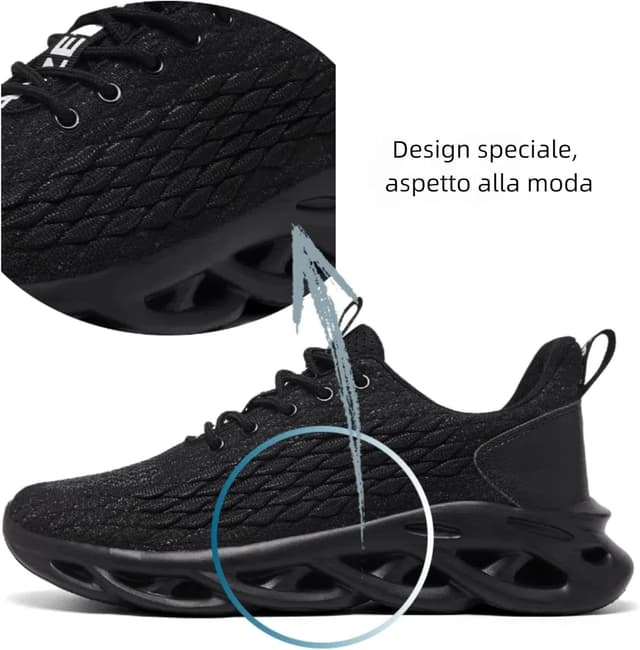 Thumbnail 4 de TIANZEBEN Herren Schuhe Laufschuhe