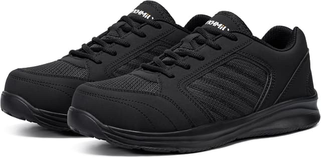 Detalle de DYKHMILY Chaussures de sécurité homme légères, embout acier et semelle résistante à la perforation