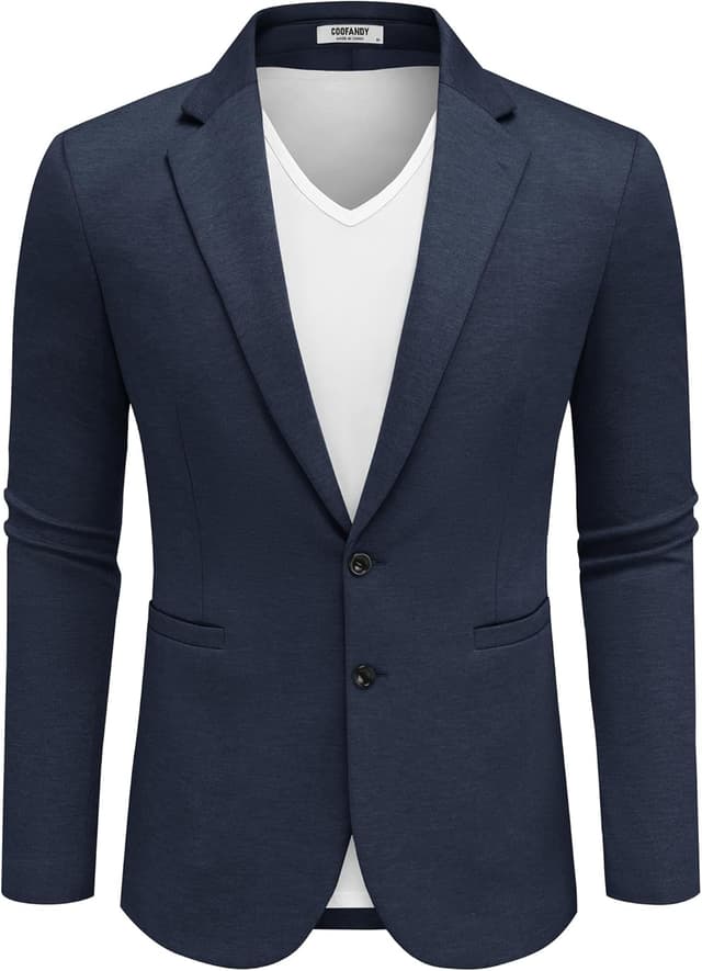 Thumbnail 5 de COOFANDY Knit Blazer Lightweight Jacket