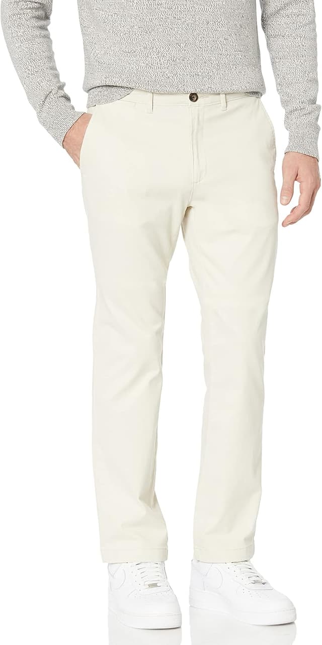 Detalle de Straight-Fit Chino Pants, Stone 40W x 30L