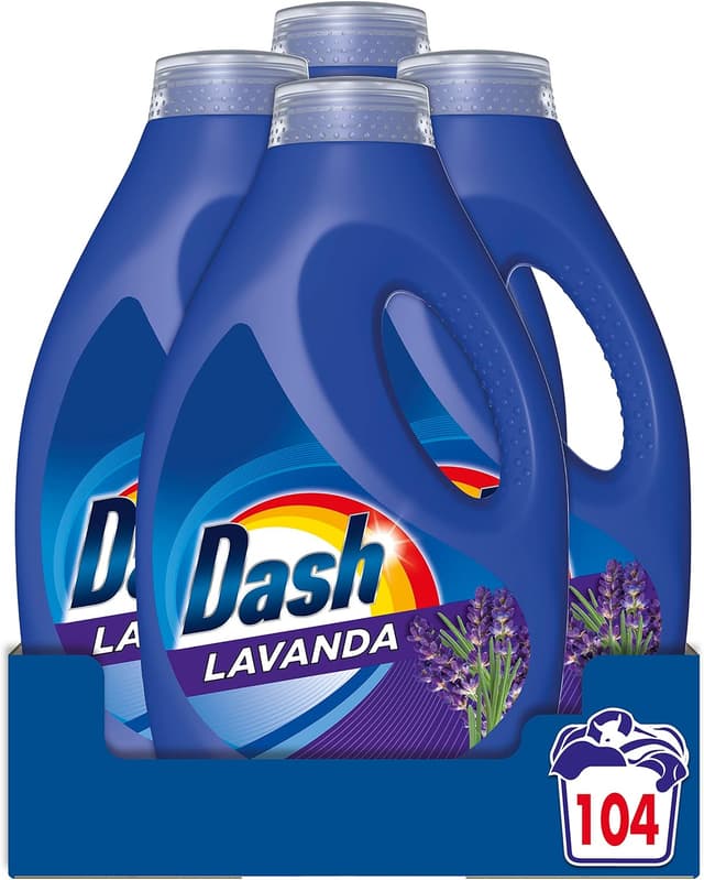 Detalle de Dash detersivo liquido per lavatrice alla lavanda, 160 lavaggi (4x40)