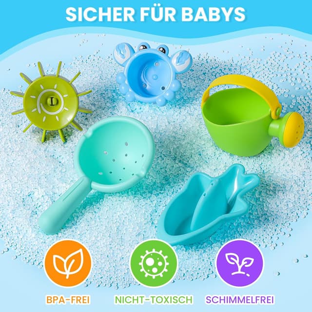 Detalle de Badespielzeug 10 Stück 1–4 Jahre