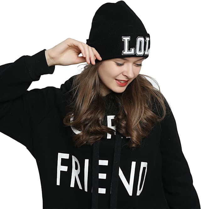 Detalle 2 de Bonnet beanie d’hiver DonDon femme noir