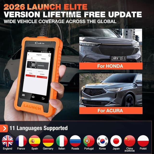 Thumbnail 5 de LAUNCH Creader Elite OBD2 Scanner 2026