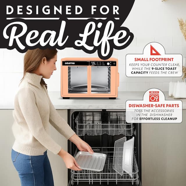 Thumbnail 6 de Gourmia French Door Air Fryer Oven 37 Qt