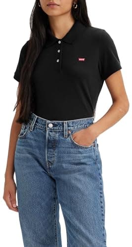 Detalle de Levi's Housemark Polo Shirt mujer M Polo 1 unidad