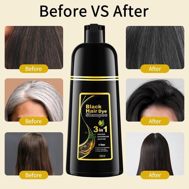 Thumbnail 3 de Shampoo colorante nero 500 ml per capelli