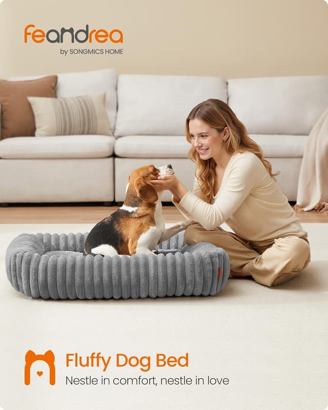 Detalle 2 de Feandrea PGW312GD01 dog bed 91 x 68 cm