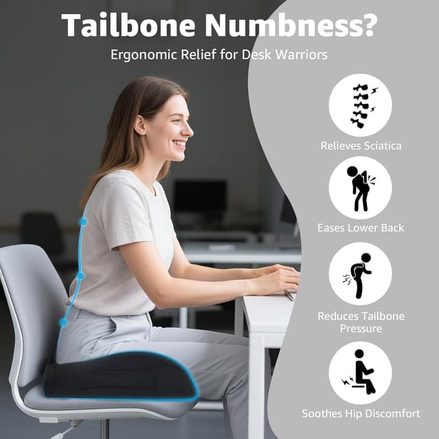 Thumbnail 6 de BRO Extra Large Coccyx Cushion 50x42cm