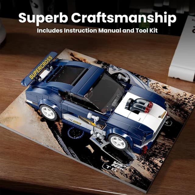 Thumbnail 4 de Mould King 27048 Technik Speed Champion Sportwagen Muster 387 Teile đź§±