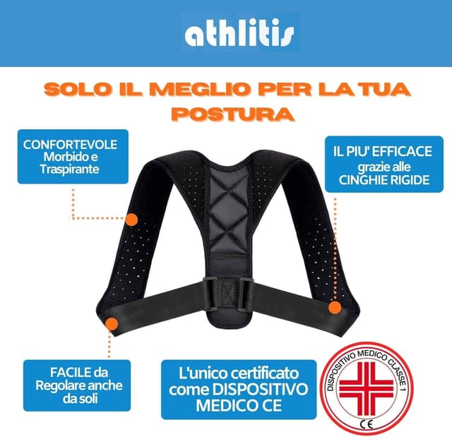 Detalle de Correttore postura athlitis CE, 85-115 cm