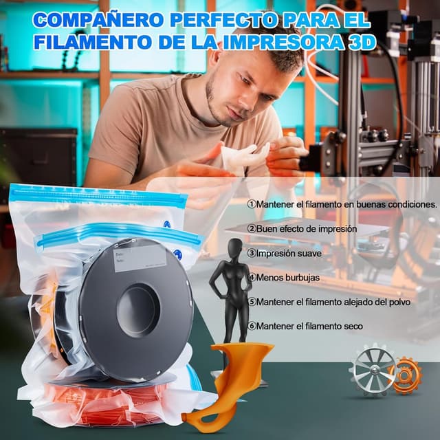 Thumbnail 5 de AGPTEK Bolsas para filamento 3D 30 unid