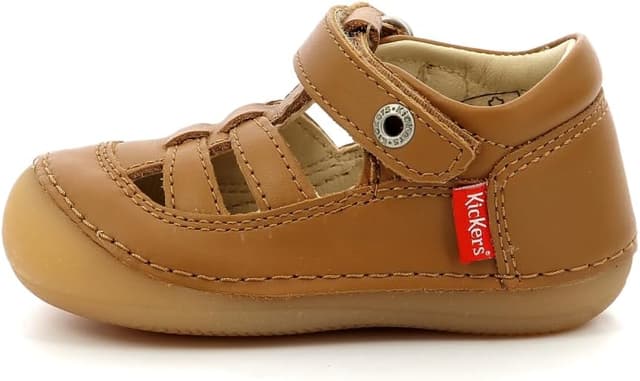 Detalle de Kickers Sushy sandali per bambini e ragazzi: tomaia in gomma e suola in gomma