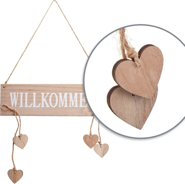 Thumbnail 3 de COM-FOUR 2x panneau porte 25x7,5 cm décoration printemps