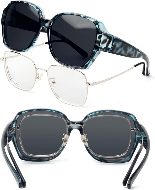 Detalle de Face Shadow Überzieh-Sonnenbrille UV400