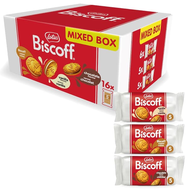 Detalle de Lotus Biscoff Doppelkeks Variety Pack 800g 🍪