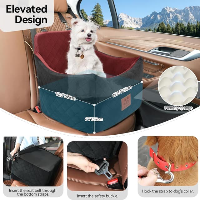 Detalle 2 de GL GLENSLAVE Dog Car Seat 18.8in