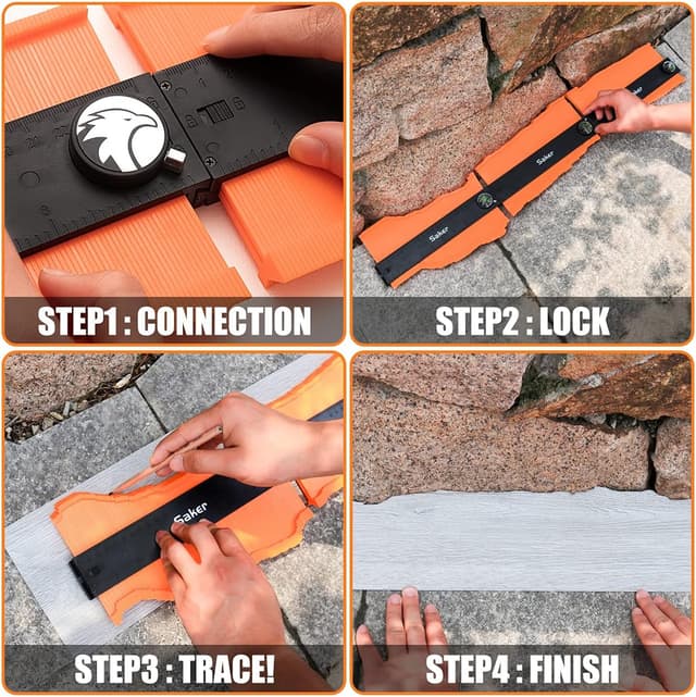 Thumbnail 3 de Saker Contour Gauge 25cm profile gauge