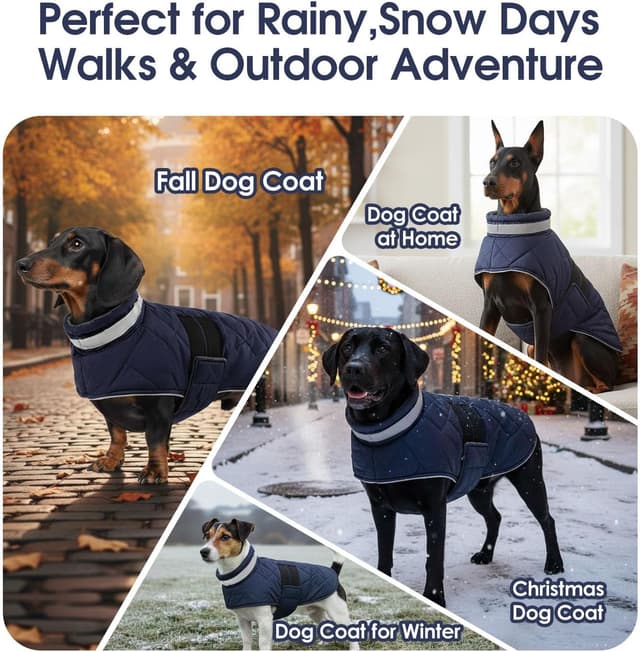 Thumbnail 6 de ASENKU Hundemantel Winter L für Hunde
