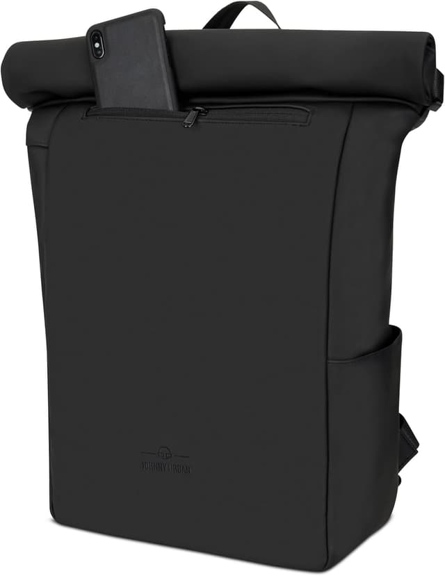 Detalle de Johnny Urban Henry Rolltop-Rucksack (15L) für Damen & Herren – wasserabweisend, Laptopfach bis 15,6 Zoll