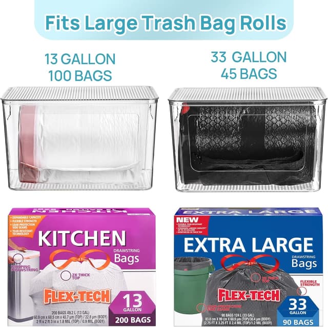 Thumbnail 1 de Vtopmart 2-Pack Trash Bag Holder ⚙