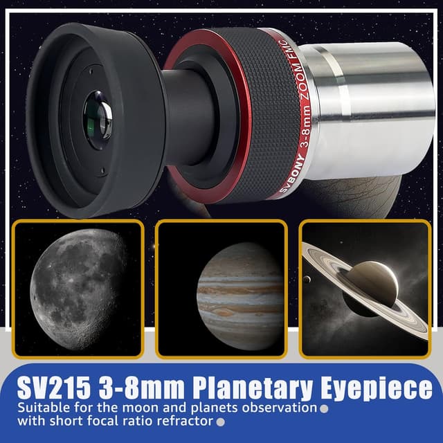 Thumbnail 5 de Svbony SV215 Planeten‑Zoom Okular 3–8 mm