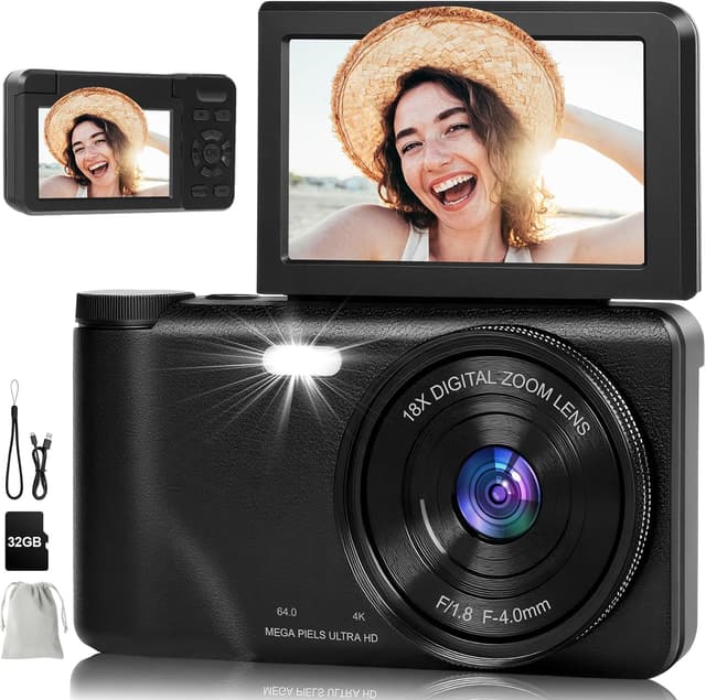 Detalle de Digital Camera 64MP 4K compact with 18x zoom