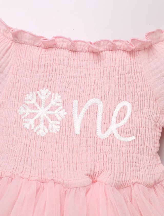 Detalle 2 de EFOGEP Baby Girls First Birthday Tutu Dress 🎀