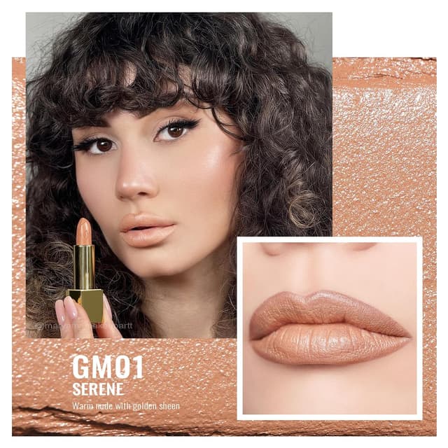Thumbnail 1 de OULAC Lippenstift Metallic Glanz Nude 4,3 g