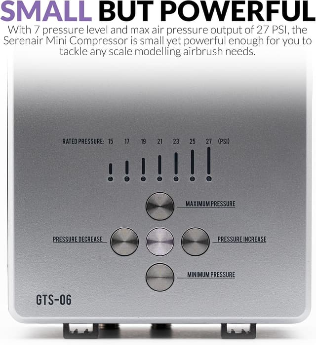 Detalle de Gaahleri Ambition GTS-06 Airbrush Kit 27 PSI