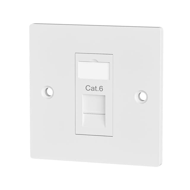 Imagen de 1 Port RJ45 Cat6 wall plate en OfertitasTOP