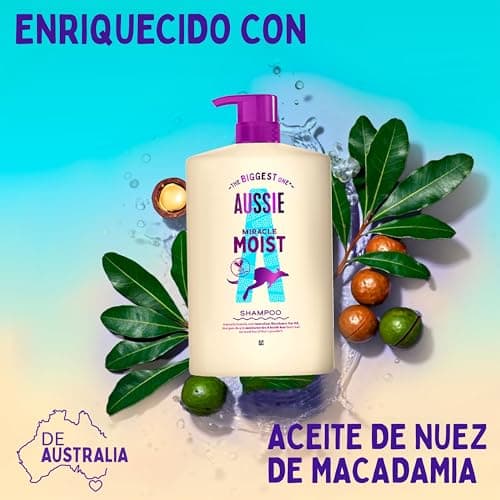 Thumbnail 3 de Aussie Miracle Moist Champú 1000 ml para cabello seco y quebradizo