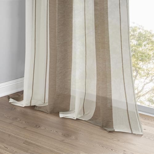 Thumbnail 5 de Topfinel Voile Marrón con Ösen - Cortina Infantil y Sala 🏡