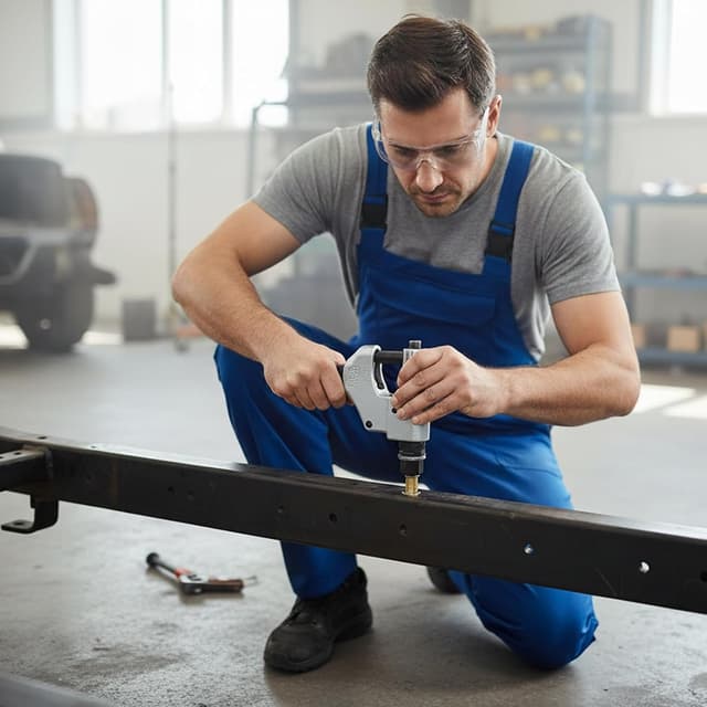 Detalle 2 de NUWIQ Nietmutternzange Set 6 Stück M3–M10