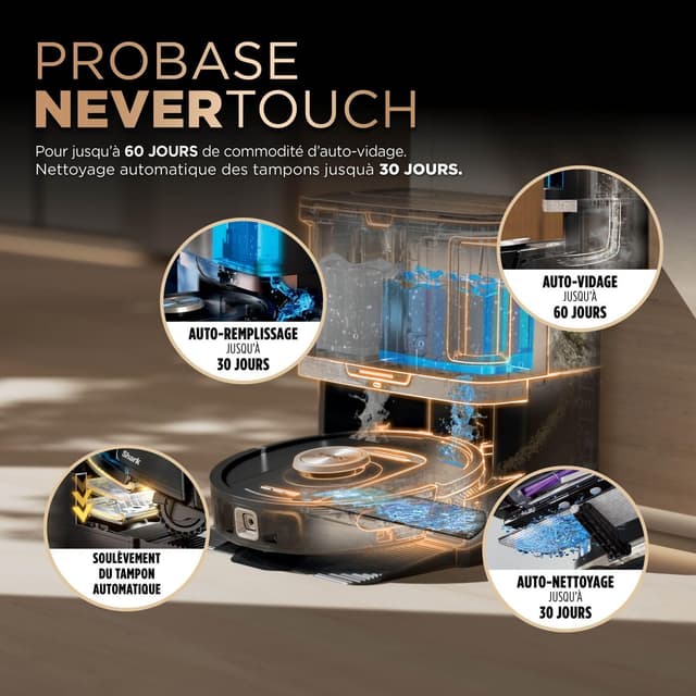 Detalle 2 de Shark PowerDetect Aspirateur Robot Laveur 60 Jours