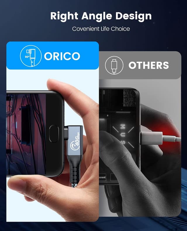 Thumbnail 5 de ORICO Thunderbolt 4 Cable 40Gbps 8K@60Hz 100W, 2M