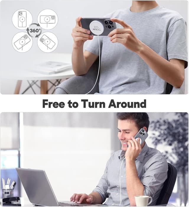 Thumbnail 4 de OANDYS Mag-Safe Ladegerät 2er 15 W