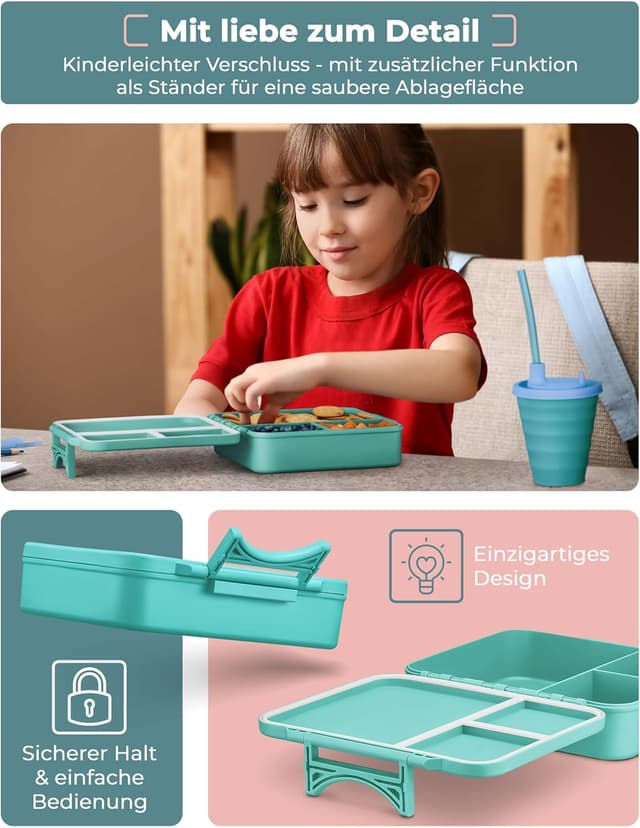 Detalle 2 de My Vesperbox Kinder-Brotdose mit Fächern Liv