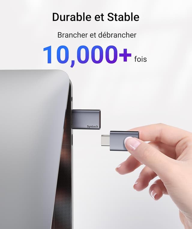 Thumbnail 6 de Syntech Adaptateur USB-C vers USB 3.2 Gen 2 (pack de 2) 10 Gbit/s, Type-C mâle vers USB-A femelle