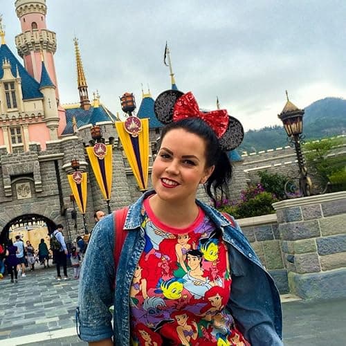 Thumbnail 3 de YUNISS Bandeaux oreilles souris paillettes rouge