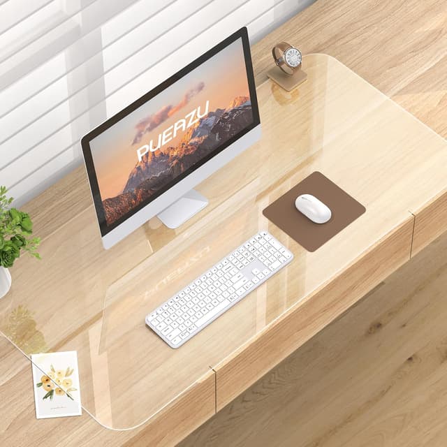 Imagen de PUEAZU Sottomano 90x40cm Trasparente per Scrivania en OfertitasTOP