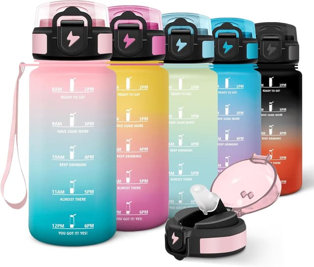 Detalle de Motswedi Borraccia bambini 500 ml con cannuccia