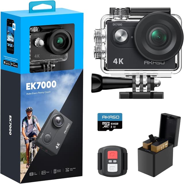 Detalle de AKASO EK7000 Action Cam 4K30FPS