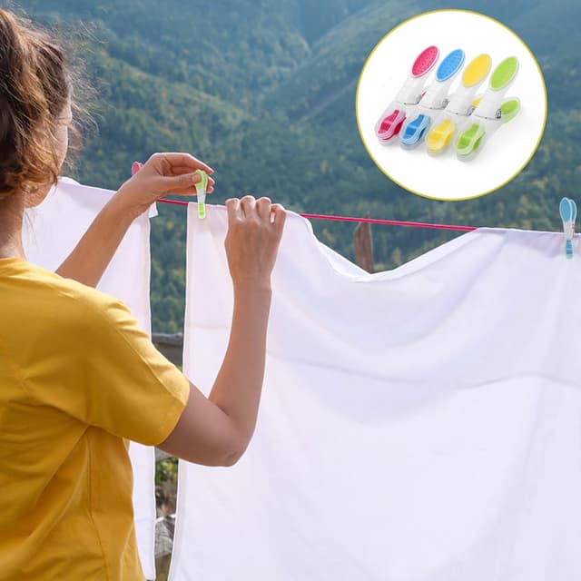 Thumbnail 6 de AiQInu 60 pinzas para ropa multicolor