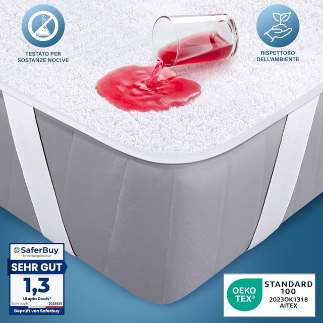 Thumbnail 2 de Utopia Bedding Coprimaterasso Singolo 90 x 190 cm