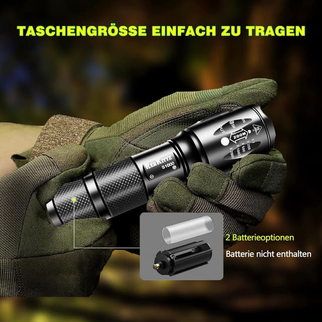 Thumbnail 5 de REHKITTZ Taschenlampe 2000 Lumen