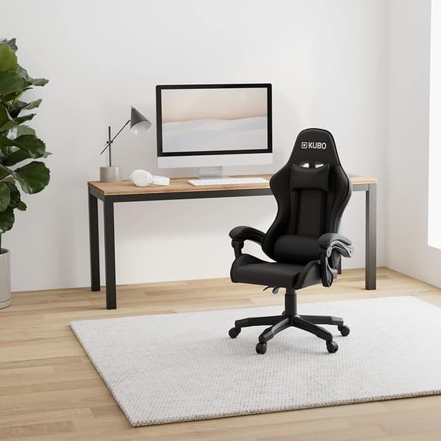 Detalle 2 de KUBO Silla Gamer Ergonómica con Reposacabezas y Elevación 🚀