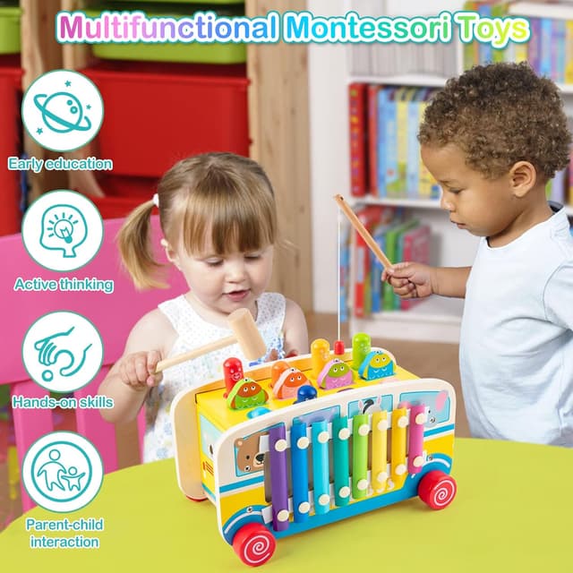 Thumbnail 6 de Sundaymot Giochi Montessori 4 in 1 per bambini 3–6 anni