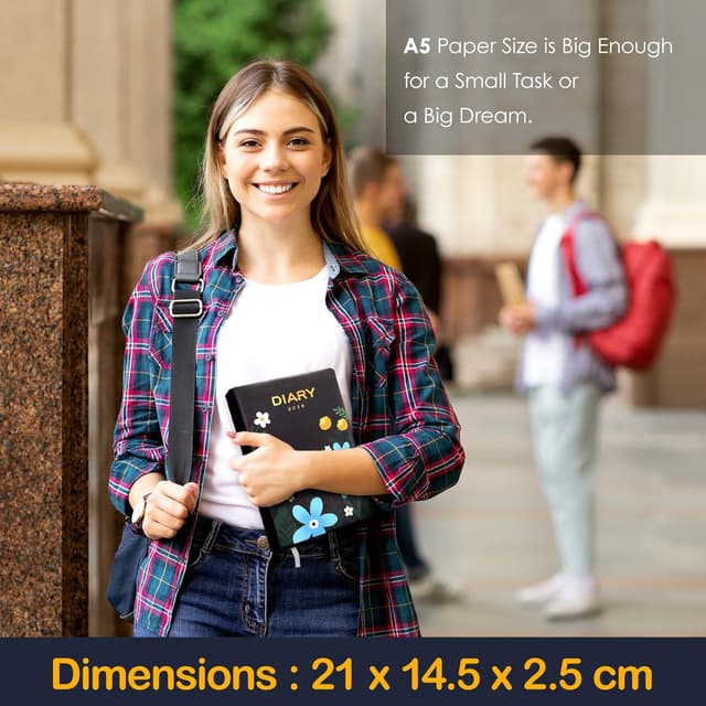 Detalle de Lusibaka Agenda 2026 semainier A5 200 feuilles (424 pages) – planning hebdomadaire et carnet journalier