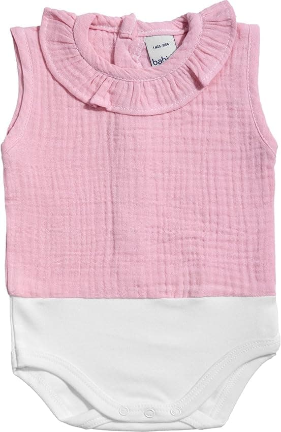 Imagen de BABIDU Body sin mangas algodón 100% para bebé 👶 en OfertitasTOP